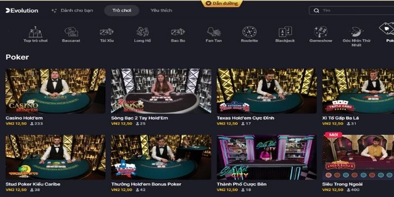 Poker 58Win bao gồm 5 vòng chơi chính, diễn ra theo cách thức tương tự nhau